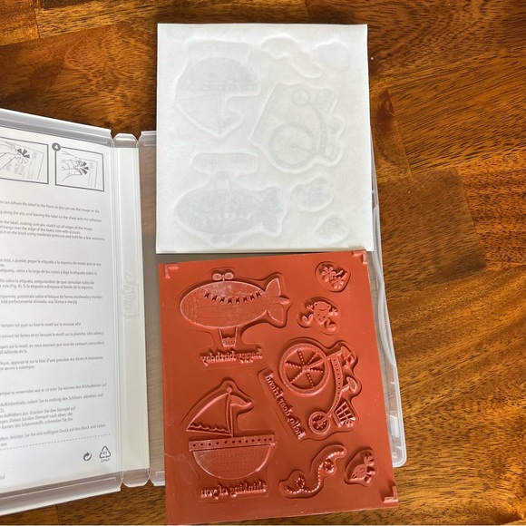 Stampin Up! Moving Forward set of 8 clear mount stamp set-New - Picture 4 of 4